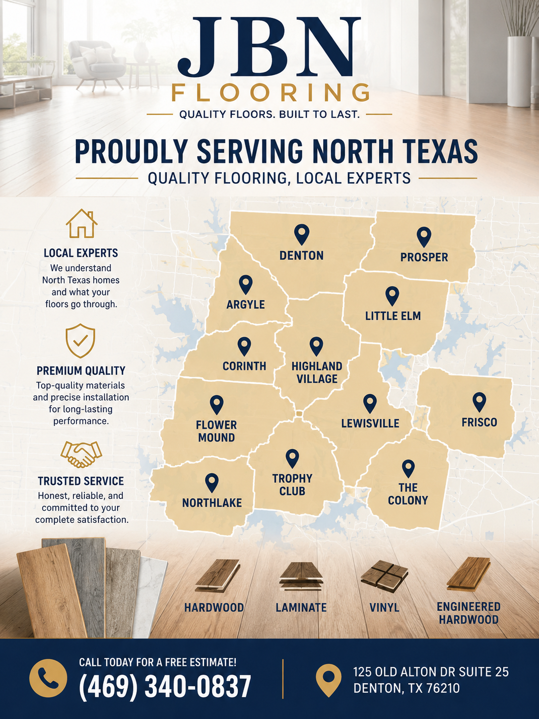 Areas We Serve