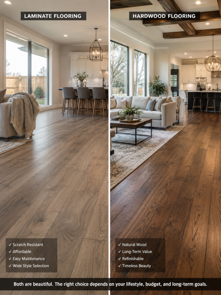 Laminate vs Hardwood Flooring