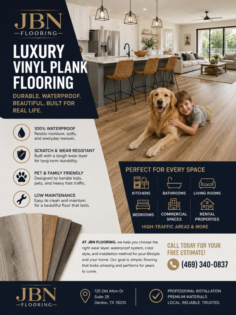 Luxury Vinyl Plank Flooring Denton TX