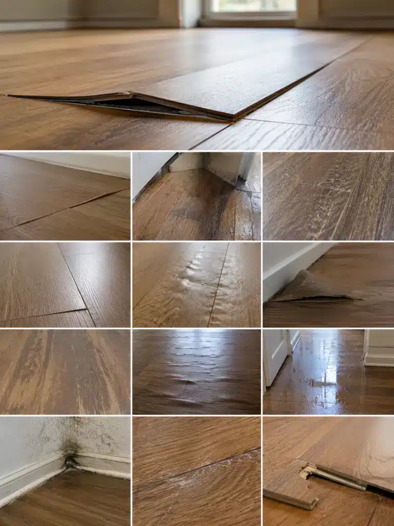 Older laminate flooring materials were often not equipped with modern moisture-resistant technologies as well as expansion control systems.
