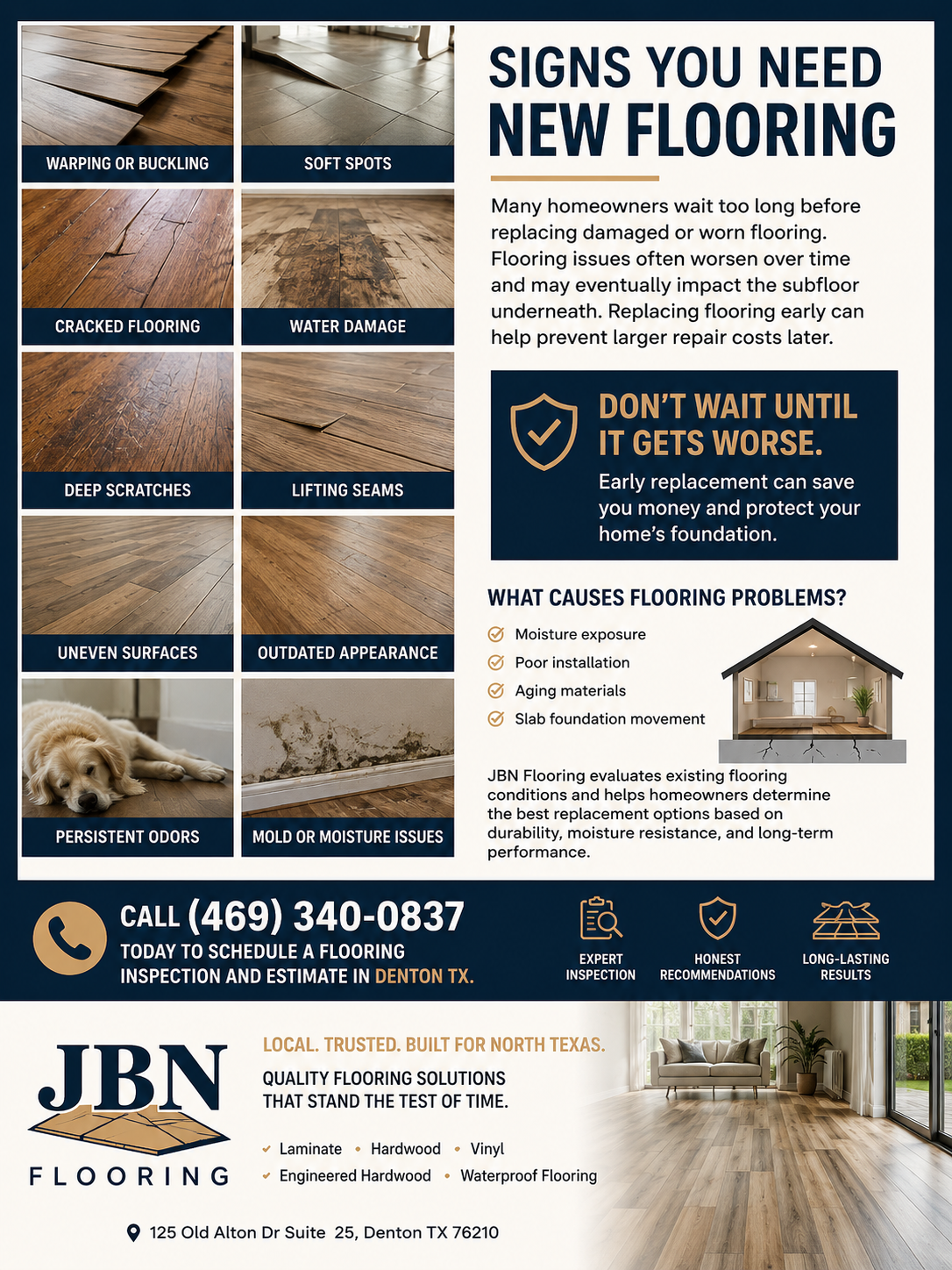 Signs You Need New Flooring
