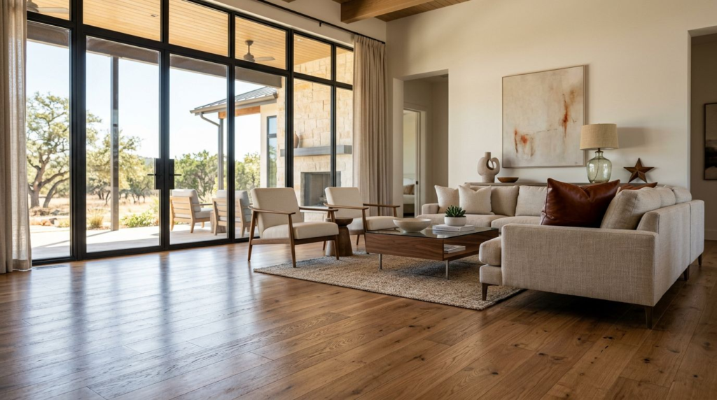 Premium Hardwood Flooring for Every Space in Texas Homes