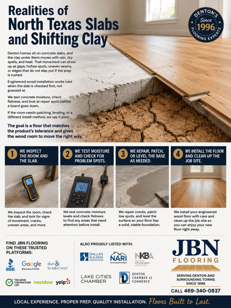 Realities of North Texas Slabs and Shifting Clay