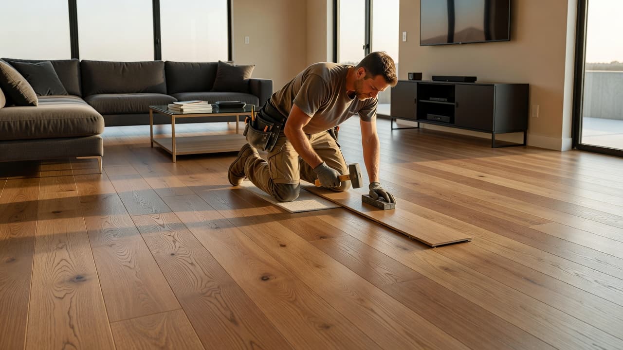 Waterproof flooring for an active family home