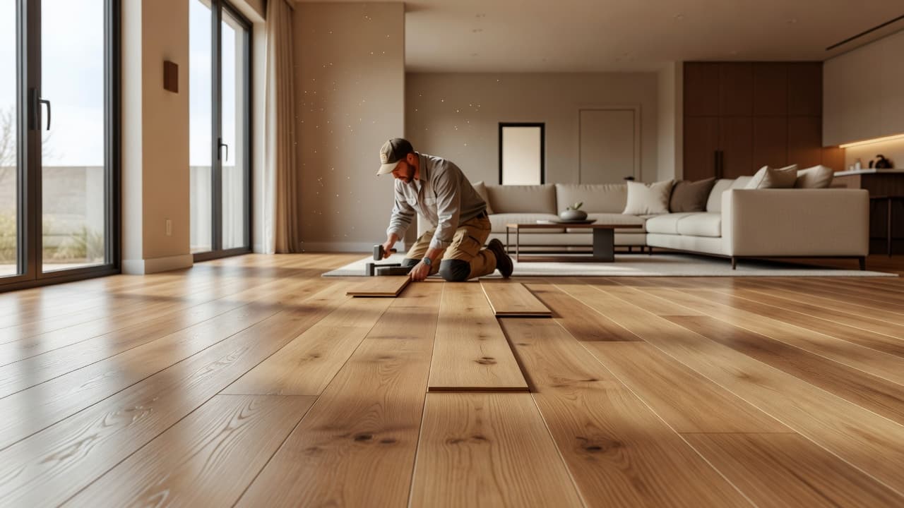 Professional whole-home flooring installation